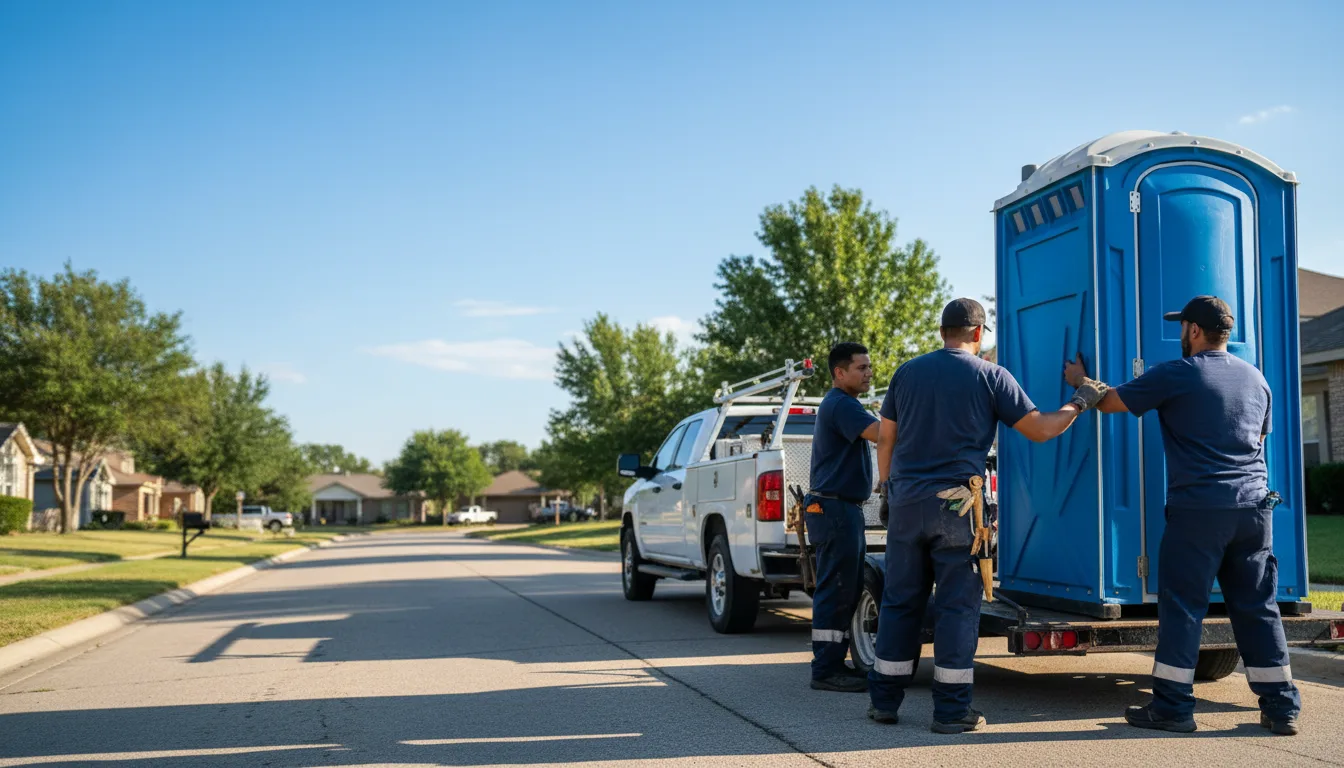 Portable Toilet Rental in Miles, TX near me